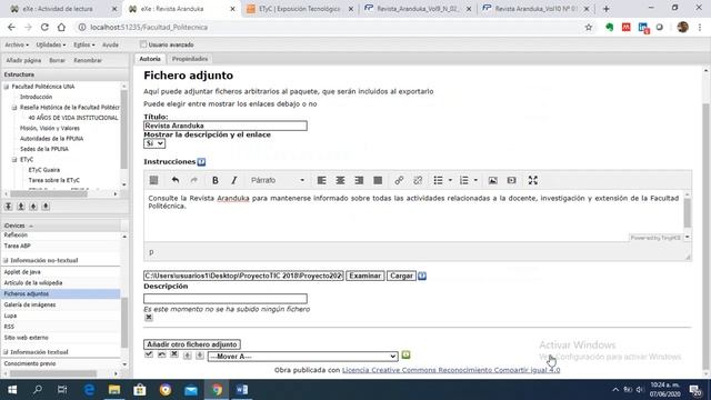 Agregar iDevice Archivos Adjuntos en ExeLearning смотреть онлайн