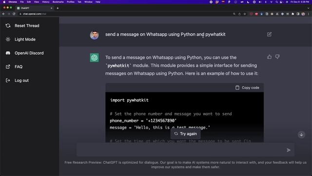 Automating Boring Tasks Using ChatGPT and Python смотреть онлайн
