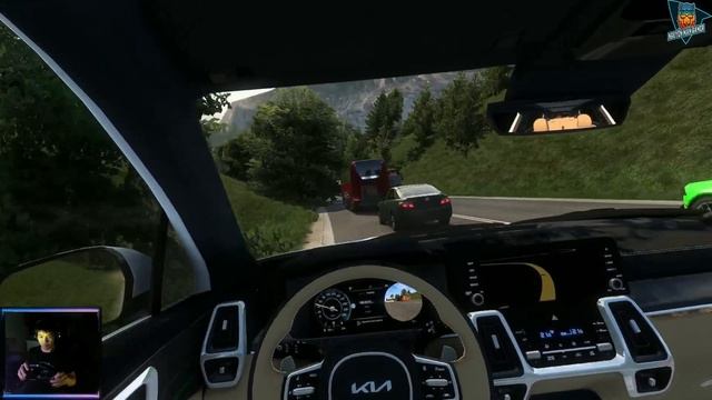 Kia Sorento - Euro Truck Simulator 2 | Logitech G29 gameplay смотреть онлайн