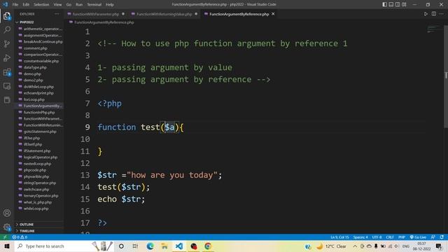How to use php function argument by reference смотреть онлайн