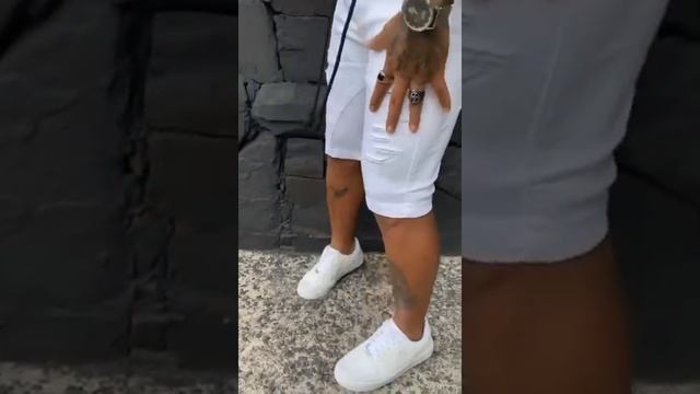 Bermuda jeans slim white смотреть онлайн