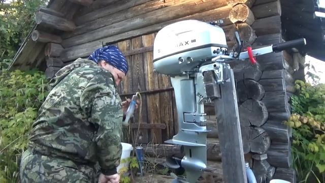 СКОРОСТЬ ВОЗРОСЛА ЗАМЕТНО \ SHARMAX SM 9.9 HS \ 1 ТО \ Замена масла в редукторе \ Покатушки на Обь смотреть онлайн