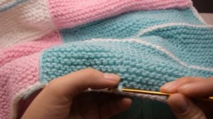 МК ДЕТСКИЙ КЛЕТЧАТЫЙ ПЛЕД  СПИЦАМИ // ПЛЕД ИЗ КВАДРАТОВ