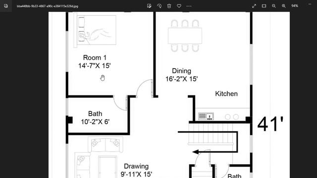 How To Draw 32'x41' 2D House Plan In AutoCAD | Dimensions and Hatching Required | Civil & Architect смотреть онлайн