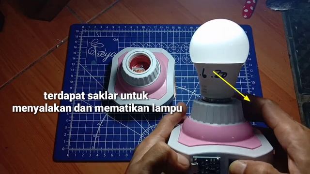 Upgrade Inverter Mini Dc 3,7 V To Ac 220 V (Lampu Emergency)