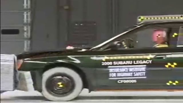 Crash Test 2000 - 2005 Subaru Legacy / Outback IIHS смотреть онлайн
