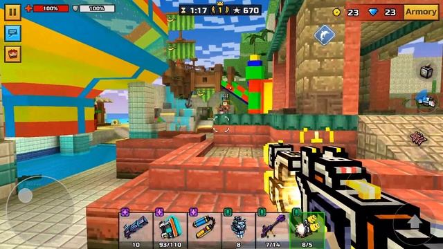 Solar Flare IS OVERPOWERED Pixel Gun 3D Review смотреть онлайн