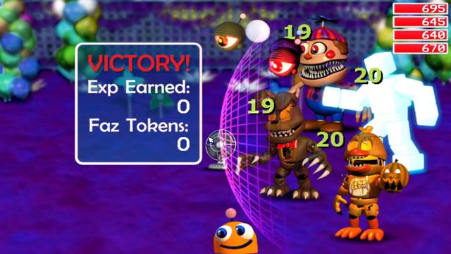 FNAF World Replay Leveling Up Update 2 Characters & Refinding Gold Endo Secret Boss смотреть онлайн