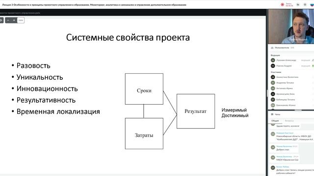 02.06.2022 Лекция 3 ч. 1 Павлов А.В. - Особенности и принципы проектного управления в образовании смотреть онлайн