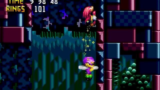 Knuckles Chaotix (32X) Botanic Base Act 1 смотреть онлайн