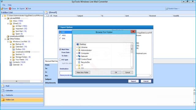 SysTools Windows Live Mail Converter [Official] - How to Export WLM to Outlook PST Format смотреть онлайн