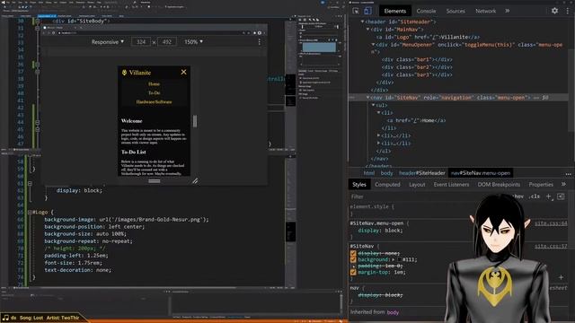 Coding a Website From Scratch - Part 2 - Navigation & Hamburgers смотреть онлайн
