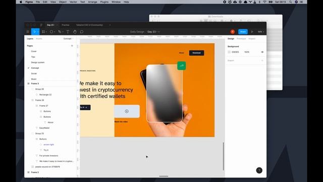 Figma Web Design Crypto Speed Art - 23/30 смотреть онлайн
