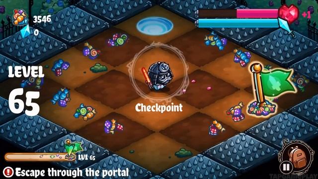 Slashy Hero - Gameplay Walkthrough Part 10 - Levels 59-70 (iOS, Android) смотреть онлайн