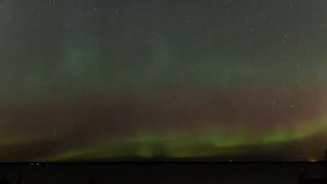 Зима в Финляндии Великолпное видео Снега Звезды и Северное сияние смотреть онлайн