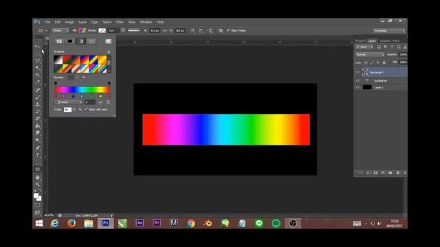 HOW TO MAKE RAINBOW TEXT ANIMATED ON PHOTOSHOP CS6 | TEXT GIF ANIMATED VIDEO TUTORIALS смотреть онлайн