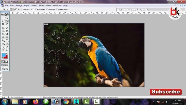 Magic Wand Tool In Photoshop смотреть онлайн