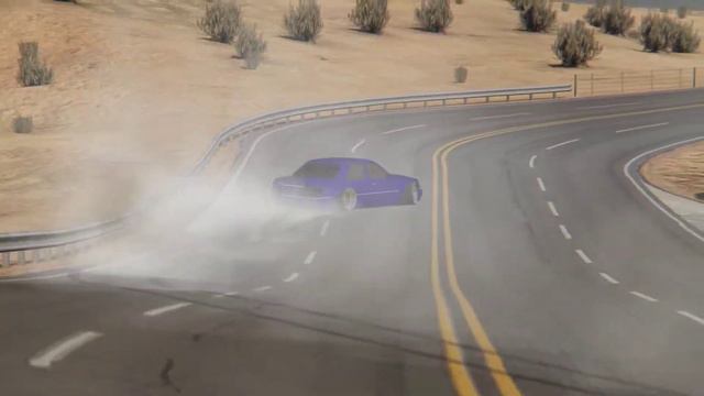 Assetto Corsa Mercedes E500 W124 Beta Test - Matte Color - Drift