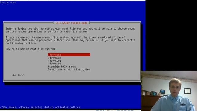 Rescue Linux System with Debian Installer смотреть онлайн
