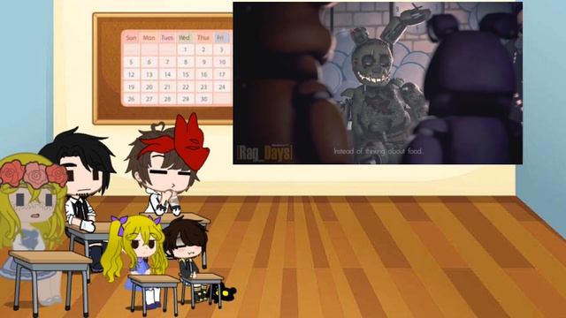 Past Aftons react to [Rag_Days] Animation - Поставил на место (FNAF Rag Days animation Eng sub) смотреть онлайн