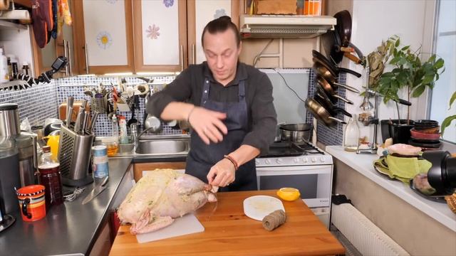 Новогодняя, вкусная ИНДЕЙКА в духовке целиком / рецепт смотреть онлайн