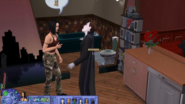 The Sims 2 - Династия Дракула #7 Дикая ночь и новый путь