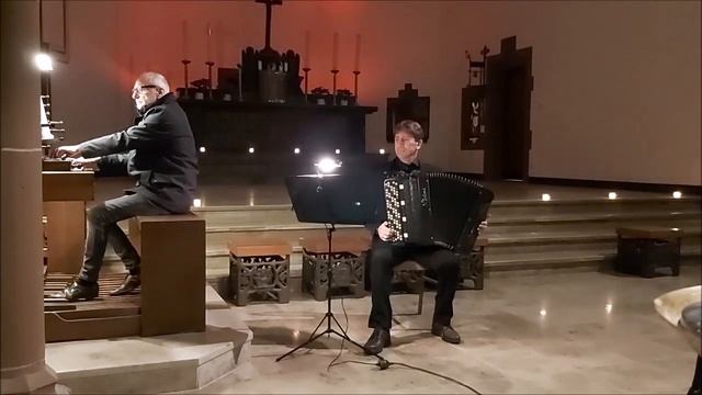 A.Piazzolla "Le Grand Tango". H.Robrecht - Orgel, A.Golskiy - Bayan, 21.01.2022 Düsseldorf. смотреть онлайн