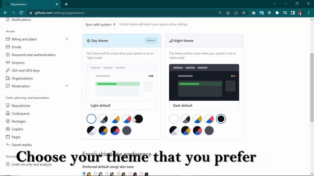 How to Enable Dark Mode In GitHub | Make Your GitHub Theme Dark | Learn With Sazzad смотреть онлайн