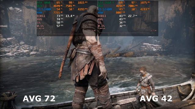 RTX 3060 vs GTX 1660 SUPER in 6 Games смотреть онлайн