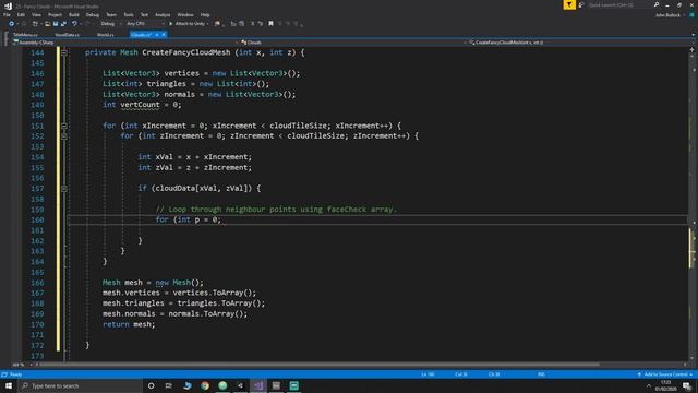Make Minecraft in Unity 3D Tutorial - 23 - Fancy Clouds смотреть онлайн
