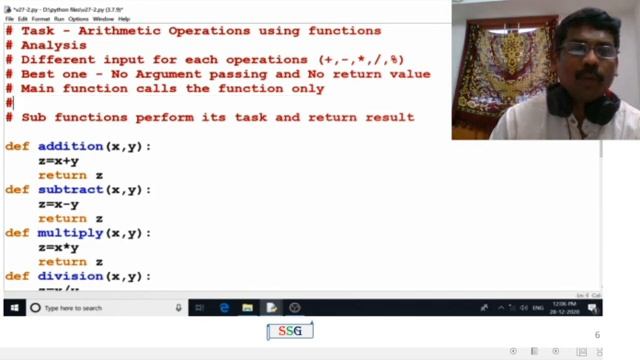 Function prototype | Python | Programs | Arithmetic Operations | GE8151-PSPP | Tamil | 28 смотреть онлайн