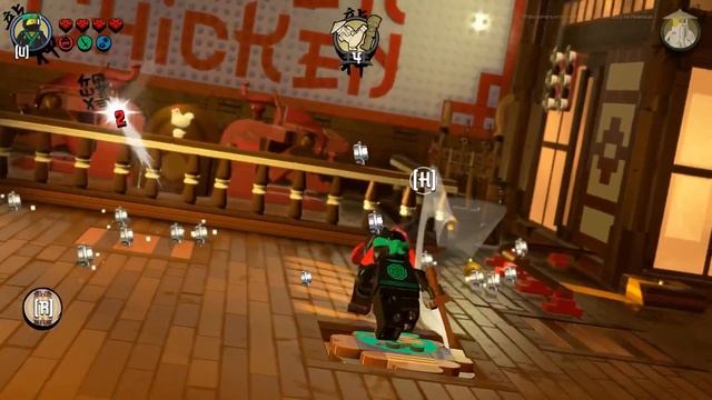 Лего Ниндзяго - Прохождение #1 ТРЕНИРОВКА У МАСТЕРА ВУ [Lego Ninjago: Movie] смотреть онлайн