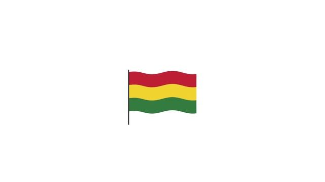 Bolivia flag Lottie JSON animation смотреть онлайн