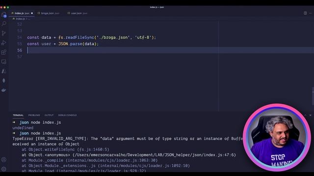 Como manipular JSON com NodeJS смотреть онлайн
