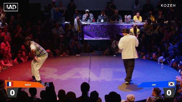NESS vs JIN - Battle BAD 2023 - POPPING Final смотреть онлайн