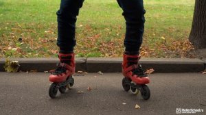 Как кататься на роликах. Часть 2: Елочка. Самый простой способ движения.