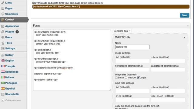 Tutorial: Contact Form 7 - Captcha смотреть онлайн