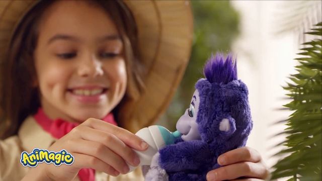Animagic Tiki & Toko Gorillas- Smyths Toys смотреть онлайн