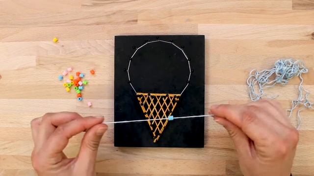 Набор для творчества в технике string art "Мороженое" смотреть онлайн