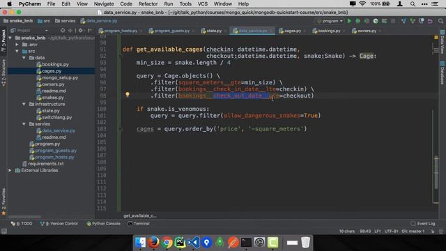 MongoDB and Python Quickstart (13/21): Demo: Book a cage as a guest смотреть онлайн