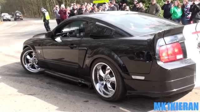 BURNOUT FAIL! Ford Mustang GT Blows Clutch Leaving a Car Show смотреть онлайн