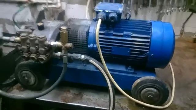 АВД заливка масла, испытания после ремонта. АВД «Gidra M 15/200»