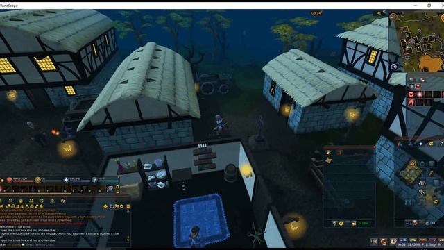 In a spooky village with a spooky manor dig at the entrance to a jail block Clue Scroll Runescape смотреть онлайн