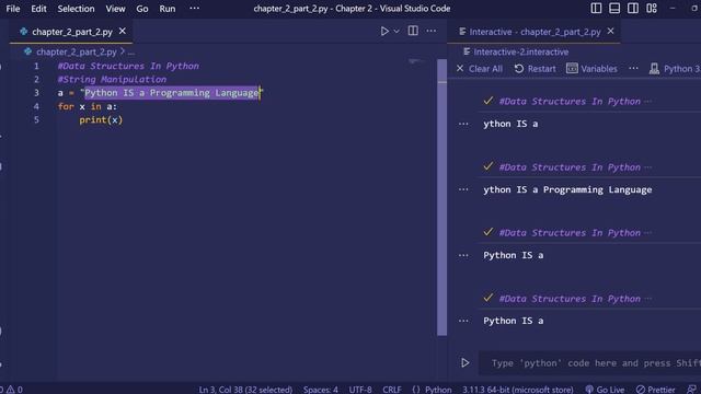 Chapter 2.2 | String Manipulation in Python смотреть онлайн