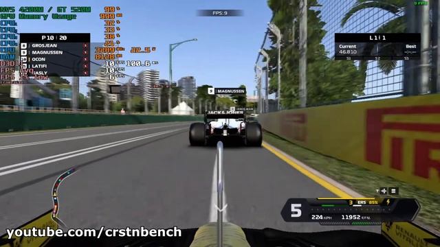 Intel Core i7-2640M \ NVIDIA NVS 4200M or GeForce GT 520M \ F1 2020 @1024x768, ultra low settings смотреть онлайн