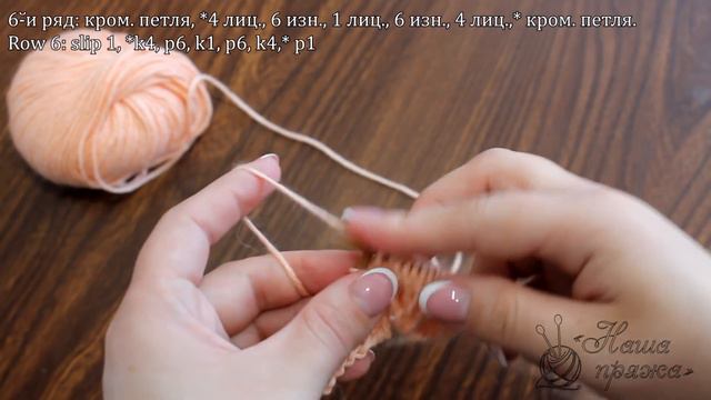 Коса – Елочка или «Полукоса» спицами | Knitting cables pattern смотреть онлайн