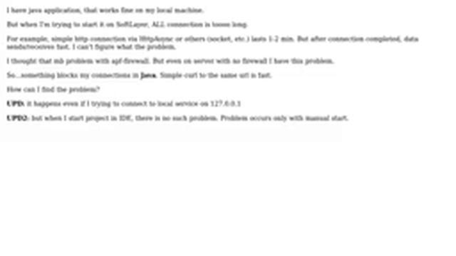 DevOps & SysAdmins: Java TimeoutException on Ubuntu on SoftLayer смотреть онлайн