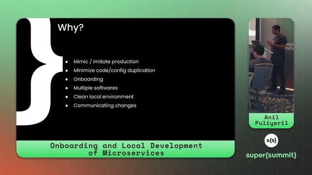 Onboarding and Local Development of Microservices | super{summit} 2022 смотреть онлайн