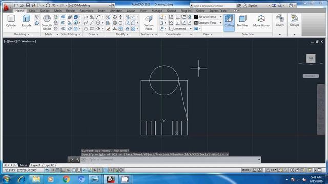 latihan 25 in Autocad смотреть онлайн