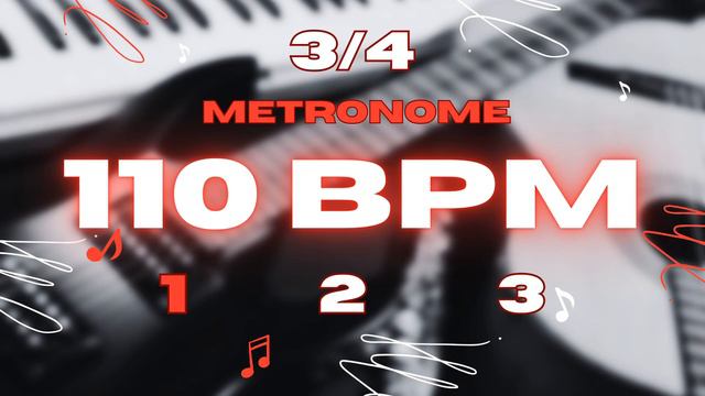 110 BPM - 3/4 & 3/8 Metronome смотреть онлайн